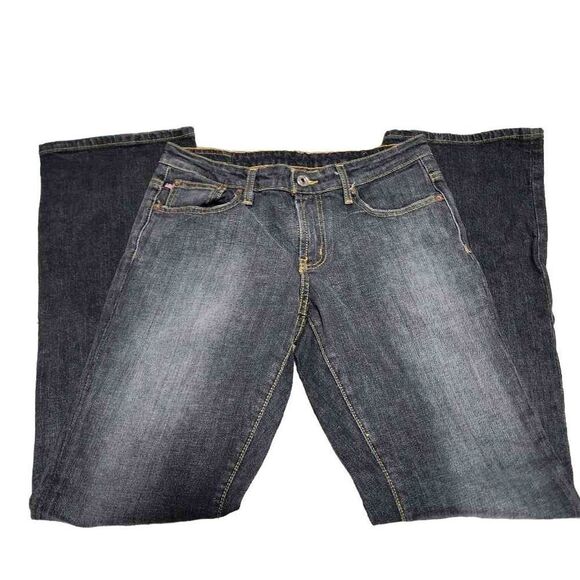 Polo Ralph Lauren Size 6 Gray Stretch Kelly Low Rise Straight Leg Jean - Picture 1 of 16